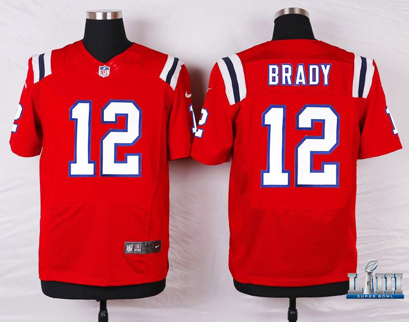 2019 New England Patriots Super Bowl LIII elite Jerseys-020